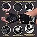 Trideer Workout Gloves for Men, Weight Lifting Gloves with Wrist Wrap Support, Full Palm Protection & Extra Grips for Weightlifting, Exercise, Cross Training, Fitness, Pull-up (Black-Wrist, X-Large)