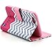 iPhone 6S Plus Case, Flip Wallet Case (Wave Smile)