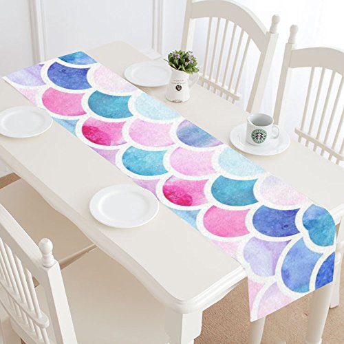 mermaid table runner