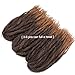 GX Beauty Marley Hair for Twists Afro Kinky Twist Crochet Hair 18Inch 3Packs Ombre Synthetic Kanekalon Braiding Hair Extensions(#1B/27)