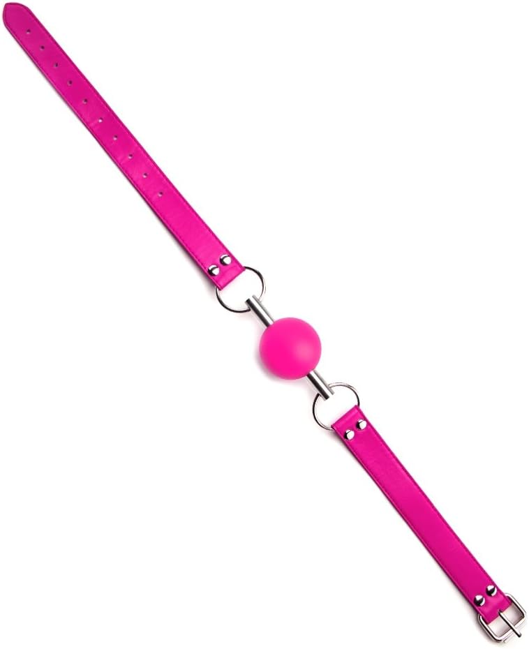 Ouch! Solid Ball Gag Restraining and Bondage Pink - Image 3