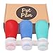 3 Pack - Silicone Bottles (3 Ounces) - Kitchen, Travel, and General Use - Stands Upright