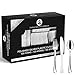 Stately Elegance Designs 300 Piece Silver Plastic Silverware Set – Includes Forks, Knives and Spoons – Silver Cutlery – Heavy Duty Durable Disposable Flatware Set
