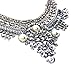Lovage Vintage Anti Silver Tone Long Boho Statement Necklace Bohemian Indian Jewelry for Women