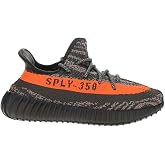 adidas Mens Yeezy Boost 350 V2 Sneakers Shoes Casual - Black, Grey, Orange