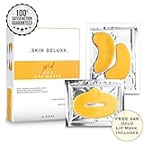 Gold Under Eye Treatment Patches  with  Hyaluronic Acid,  12 set -  Anti-Aging Collagen Masks   for Women with  Vitamin C  for  Dark Circles, Puffiness, Wrinkles, Eye Bags  -  Revitalizing, Soothing