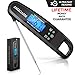 2018 Upgraded Digital Meat Thermometer for Grill and Cooking, 2S Best Super Fast Instant Read Waterproof Kitchen Thermometer Probe for Food Heat, Candy, Liquids, Grilling, Beef, Bread, Cakes, BBQ