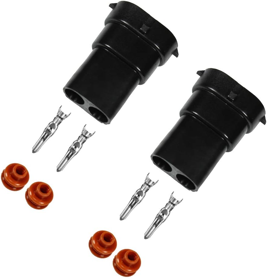 HUIQIAODS H8 H9 H11 880 881 Male Female Bulb Terminals Connector Plug HID Xenon Light Socket, H11 Socket Set*10 - Image 5