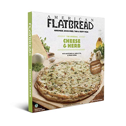 American Flatbread Frozen Premium Cheese and Herb Pizza, 13.8 oz (Pack