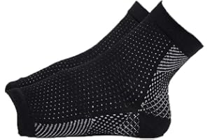 Foot Compression Socks for Arch Support for Men & Women Heel Excellent Gift for Runners 1 Pcs Black Nice Processing