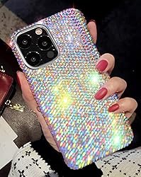 Teazgopx Bling Rhinestone iPhone 13 Pro Max Case