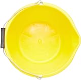 ProDec Heavy Duty Yellow 14 Litre Plastic Builders Bucket 3 Gallon view 3