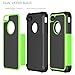 iPhone 4S Case, iPhone 4 Case, CHTech Fashion Shockproof Durable Hybrid Dual Layer Armor Defender Protective Case Cover for Apple iPhone 4/4S (Green)