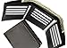 MARSHAL 100% Genuine Leather Tri-fold Mens Wallet Black #553