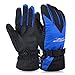 Vbiger Ski Gloves Snow Mittens Waterproof Winter Warm Cycling Gloves