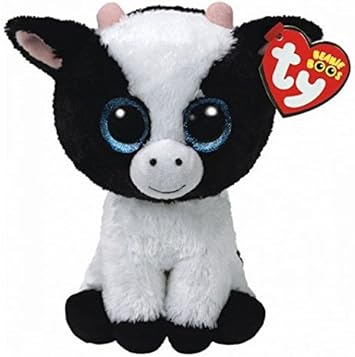 Amazon Com Ty Beanie Babies 6 Butter Cow Perfect Plush Office