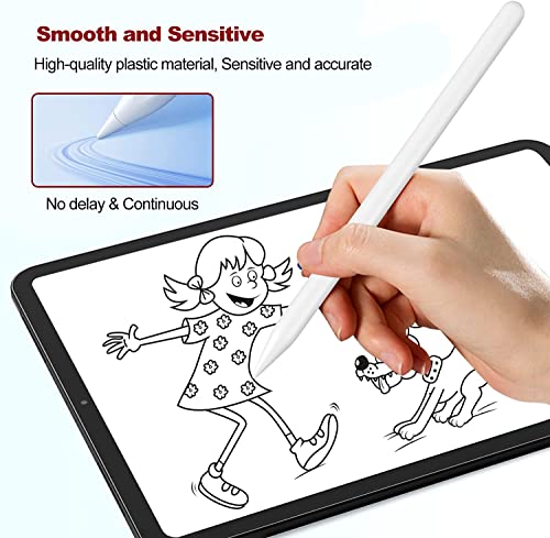 JESWO 5 Pack Puntas para Apple Pencil Pro/2ª Gen/1ª Gen/USB-C | Apple Pencil Tips de Alta Sensibilidad y Resistente al Desgaste, Compatible con iPad Pro/Air/Mini, Blanco