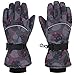 Simplicity Women 3M Thinsulate Lined Waterproof Snowboard / Ski Gloves,L,Black
