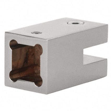 Crl Sq9bn Brushed Nickel Square Cornered Support Bar Bracket For 1