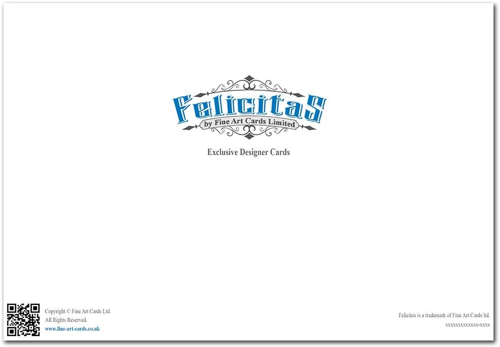 Felicitas Stunning Birthday Card, Classic Motorbike, Unusual Unique Biker Design, Exclusive Vector Artwork - Image 3