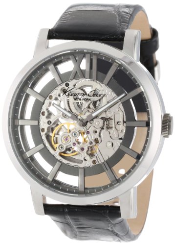 Kenneth Cole New York Men's KC1920 Transparency Automatic Roman Numeral Transparent Dial Watch