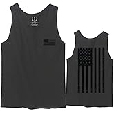 0021. Vintage American Flag United States of America Military us USA Patriotic Style Men's Tank Top