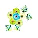 Bande Masking Roll Sticker Masking Tape Gerbera Mini Bouquet Green for Scrapbooking DIY (BDA215)