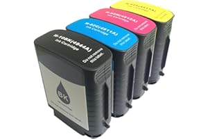 Champ Ink Cartridges Compatible with HP10 HP82 4844A 4911A Compatible with Designjet 500 500ps 500Plus 800 800ps 815 815mfp 8