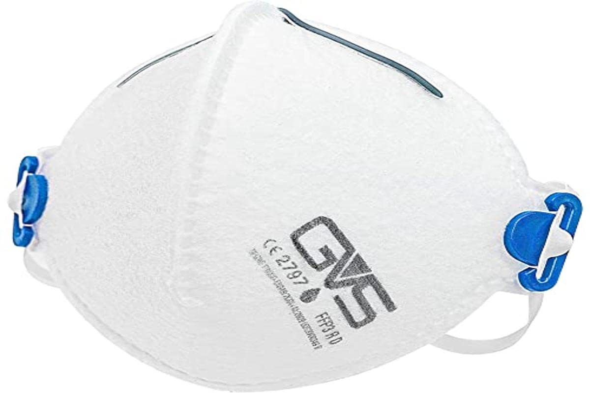 GVS F31000 Segre, Folded FFP3 Mask, Pack of 15