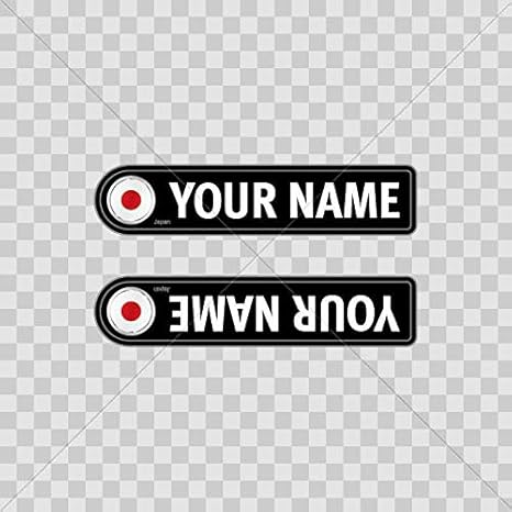 Amazon Com Vinyl Sticker Decal Bicycle Mountain Bike Name Flag Japan Atv Car Garage Bike 14 X 3 02 In Kitchen Dining