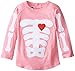 Mud Pie Baby Girls' Little Pink Skeleton Tunic, Medium