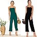 ECOWISH Womens Jumpsuits Black