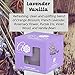 Aroma From Nature Lavender Vanilla 3 oz AireCare Scented Candle – 2 Pack – Aromatherapy Candles – Home Fragrance – Apothecary Glass With Single Wickthumb 4
