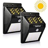 16 LEDs Solar Light, White Light, LEDMO Wireless Waterproof Motion Sensor Security Outdoor Lighting, Automatic Solar light for Garden,Driveway,yard(2 pack)