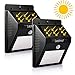 16 LEDs Solar Light, White Light, LEDMO Wireless Waterproof Motion Sensor Security Outdoor Lighting, Automatic Solar light for Garden,Driveway,yard(2 pack)