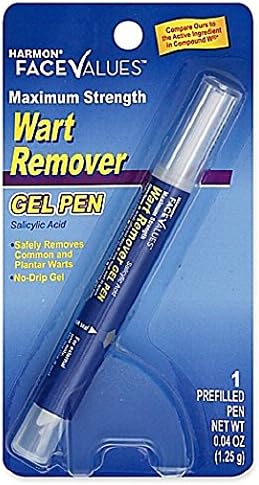 Harmon Face Values .04 oz. Maximum Strength Wart Remover Gel Pen