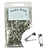 Rockin Beads Brand 144 Bar 3/4 Inch 20mm Pin Backs Clasp Nickel Plated Broach Name Badge Parts