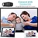 Wsky T21 1800 Lumens LCD LED Portable Video Projector, Multimedia Home Theater Projector, Support HD 1080P for Outdoor Movie Night, iPhone, DVD Player, TV Box and HD Games with Free HDMI Cable!