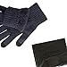LETHMIK Womens Solid Magic Knit Gloves Winter Wool Lined with Touchscreen Fingers Light Blue
