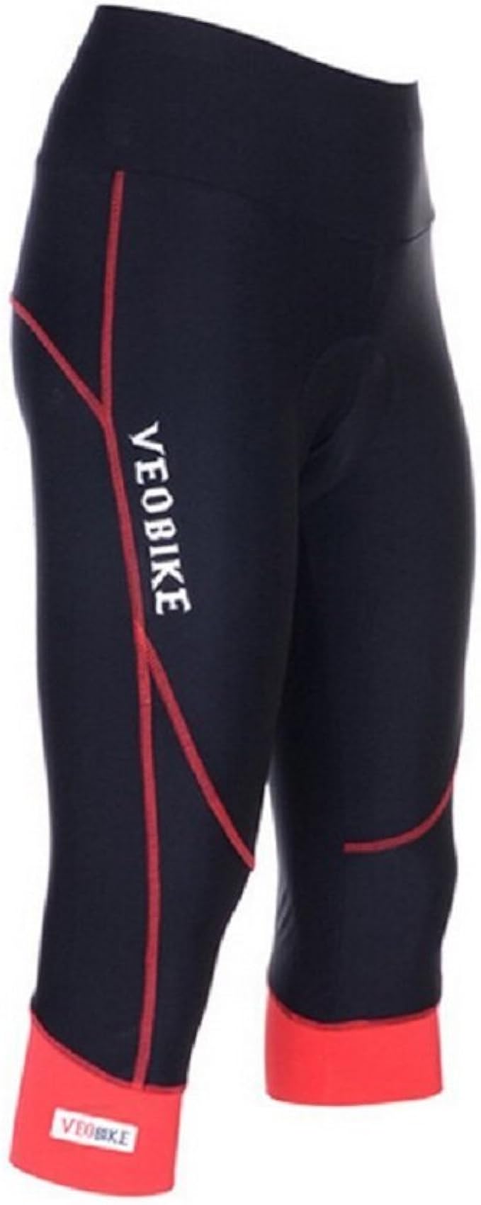 Women Cycling Shorts 3D Gel Padded Shorts Breathable 3/4 Cycling Pants