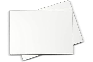 Juvale Rectangular Locker Mirror - Magnetic Mirror for School & Office Spaces - Versatile Locker Accessories for Decor & Organization - Portable Set Fits Backpacks & Cubicles - Pack of 2, 5 x 7 in