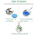 Jenia Essential Oil Diffuser Necklace Aroma Hyop-Allergenic Magnetic Locket Pendant With Chain&Pads
