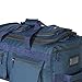 Olympia 8 Pocket Rolling Duffel Bag (22 inch, Blue/Gray)