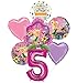 Tinkerbell 5th Birthday Party Supplies and Balloon Bouquet Decorations