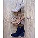 Nulibenna Womens Casual Pointed Toe Slip On Side Cut Out Low Heel Western Ankle Booties