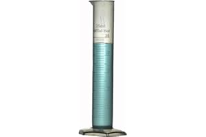 TN LAB SUPPLY Graduated Measuring Cylinder Polypropylene Plastic (25ml, 1)
