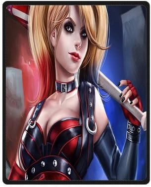 Scottshop Custom Fleece Blankets 40x50 Inch, Design Comics Harley Quinn Joker Blankets Throws Cotton Blanket Indoor / Outdoor Blanket