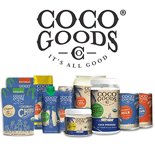 CocoGoods Co. Vietnam Single-Origin Organic Coconut Cream 13.5 oz (Pack of 6) - Gluten-free, Non-GMO, Vegan, Dairy-free