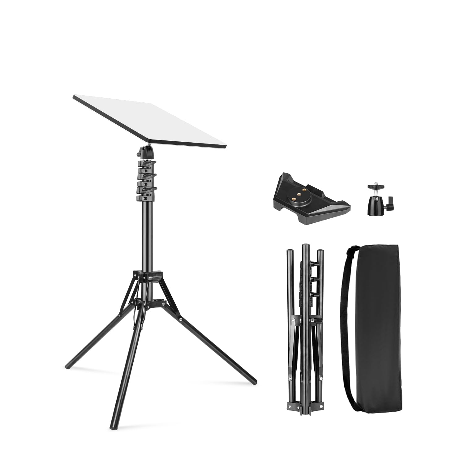 Photo 1 of Starlink Mini Tripod Mount with Adapter, 3 Level Adjustable Height and 360° Tilt Compatible with Starlink Mounting Kit, Starlink Mini Mount Adapter with Sturdy& Stability for Outdoor Camping, RV