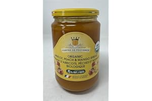 Comtes De Provence French Organic Apricot Peach & Mango Spread, 750ml